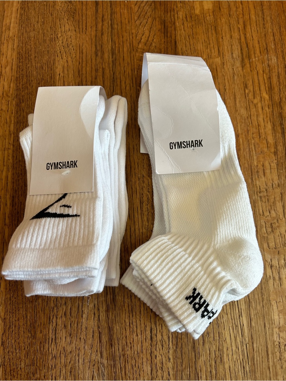 Gymshark Socks 6 pairs - M 7-9 - New